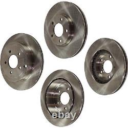 Front and Rear Disc Brake Rotors For 2007-2008 Ford Edge Front Wheel Drive