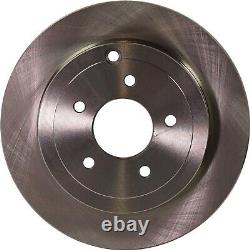 Front and Rear Disc Brake Rotors For 2007-2008 Ford Edge Front Wheel Drive