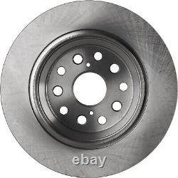 Front and Rear Disc Brake Rotors For 2007-2017 Lexus LS460