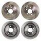 Front and Rear Disc Brake Rotors For 2010-2011 Ford Ranger Four Wheel Drive