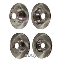 Front and Rear Disc Brake Rotors For 2011-2014 Kia Sorento Front Wheel Drive