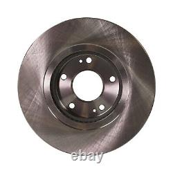 Front and Rear Disc Brake Rotors For 2011-2014 Kia Sorento Front Wheel Drive