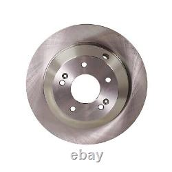 Front and Rear Disc Brake Rotors For 2011-2014 Kia Sorento Front Wheel Drive