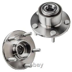 Front and Rear Left & Right Wheel Bearing and Hubs for 2004 2005 Mazda 3 Non-ABS