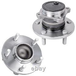 Front and Rear Left & Right Wheel Bearing and Hubs for 2004 2005 Mazda 3 Non-ABS