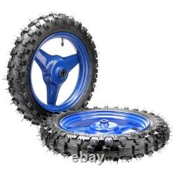 Front and Rear Rim Wheel Kit PW50 PY50 PEEWEE50 50CC Pair of Rim Tire Dirt
