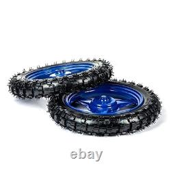 Front and Rear Rim Wheel Kit PW50 PY50 PEEWEE50 50CC Pair of Rim Tire Dirt