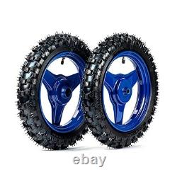 Front and Rear Rim Wheel Kit PW50 PY50 PEEWEE50 50CC Pair of Rim Tire Dirt