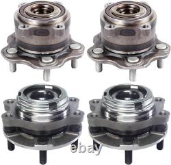 Front and Rear Wheel Bearing Hub Assembly For 2008-2012 2013 Nissan Altima 2.5L