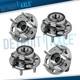 Front and Rear Wheel Bearing Hubs for Buick LaCrosse Regal Impala Malibu XTS 9-5