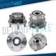 Front and Rear Wheel Bearing and Hubs for Subaru Outback Forester Legacy Ascent
