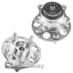 Front and Rear Wheel Bearings Hubs Assembly for 2010 2015 Toyota Prius Plug-In