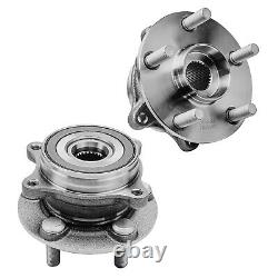 Front and Rear Wheel Bearings Hubs Assembly for 2010 2015 Toyota Prius Plug-In