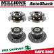 Front and Rear Wheel Hub Bearings Set of 4 for 2007-2015 Mini Cooper 1.5L 1.6L