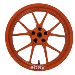 Front and Rear Wheel Rim Orange Fits KTM Duke 390 Racing Bike 2017 2019