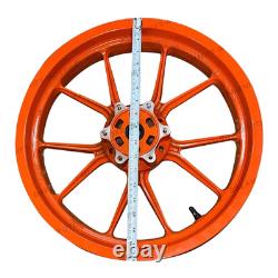 Front and Rear Wheel Rim Orange Fits KTM Duke 390 Racing Bike 2017 2019