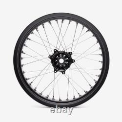 Full-E Charged Front And Rear Wheel Set 17inch X 3.5 & 17inch X 4.25 Black Unit