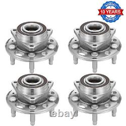 Full Set Wheel Hub Bearing Front Rear For 2014-2016 Chevrolet Impala Buick Regal
