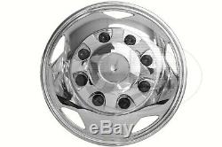 GM Chevy 3500HD 17 Stainless Steel Dually Wheel Simulator Set for 2011Current