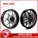 Glossy Black Front Rear Wheels Rims + Brake Rotors For Honda CBR1000RR 2006-2016