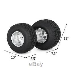 Go Kart Wheels Go Kart Rain Tires Set of 4 Front and Rear Durable 11x6.0-5