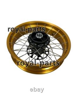 Gold Tubeless Spoked Wheels Fit For Royal Enfield Himalayan 450