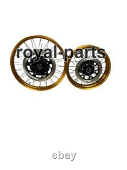 Gold Tubeless Spoked Wheels Fit For Royal Enfield Himalayan 450