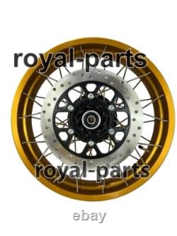 Gold Tubeless Spoked Wheels Fit For Royal Enfield Himalayan 450