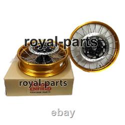 Gold Tubeless Spoked Wheels Fit For Royal Enfield Himalayan 450