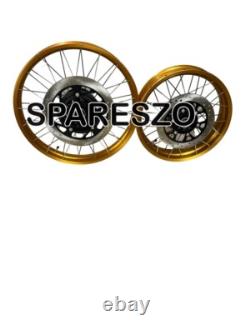 Gold Tubeless Spoked Wheels Fit For Royal Enfield Himalayan 450