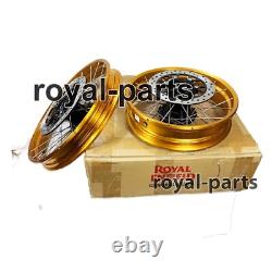 Gold Tubeless Spoked Wheels Fit For Royal Enfield Himalayan 450