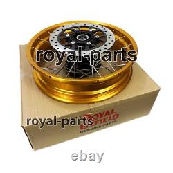 Gold Tubeless Spoked Wheels Fit For Royal Enfield Himalayan 450