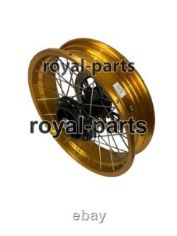 Gold Tubeless Spoked Wheels Fit For Royal Enfield Himalayan 450
