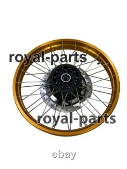 Gold Tubeless Spoked Wheels Fit For Royal Enfield Himalayan 450