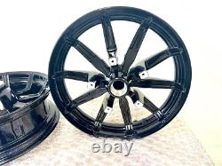 HARLEY IMPELLER WHEELS GLOSS BLACK 2014 -2019 Touring STREET GLIDE OUTRIGHT OEM