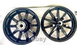 HARLEY IMPELLER WHEELS GLOSS BLACK 2014 -2019 Touring STREET GLIDE OUTRIGHT OEM