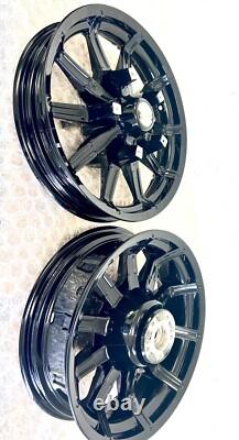 HARLEY IMPELLER WHEELS GLOSS BLACK 2014 -2019 Touring STREET GLIDE OUTRIGHT OEM