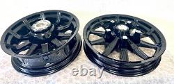 HARLEY IMPELLER WHEELS GLOSS BLACK 2014 -2019 Touring STREET GLIDE OUTRIGHT OEM