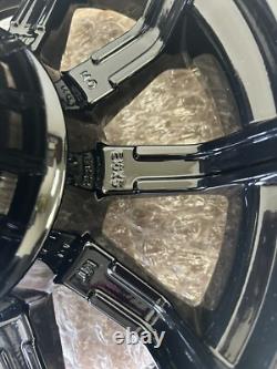 HARLEY IMPELLER WHEELS GLOSS BLACK 2014 -2019 Touring STREET GLIDE OUTRIGHT OEM