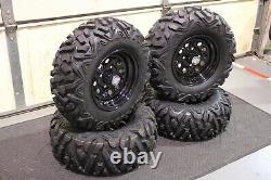 HONDA RANCHER 420i IRS 25 QUADKING ATV TIRE QB BLACK ATV WHEEL KIT IRSQB