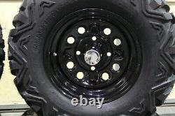 HONDA RANCHER 420i IRS 25 QUADKING ATV TIRE QB BLACK ATV WHEEL KIT IRSQB