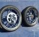Harley Chrome Enforcer 21 Front 18 Rear Wheels Tire, 2 Rotors 09-23 Road Glide