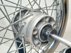 Harley-Davidson 05-08 Touring Front Rear Wheels 16x3 Smooth Profile 1 Bearings