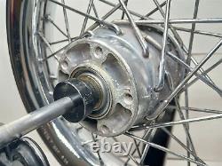 Harley-Davidson 05-08 Touring Front Rear Wheels 16x3 Smooth Profile 1 Bearings