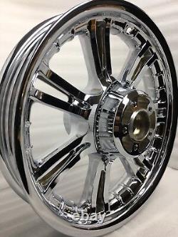 Harley Davidson FLHTCUTG Trike 2009-2022 Chrome Wheels Tri Glide Rims EXCHANGE