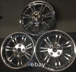 Harley Davidson FLHTCUTG Trike 2009-2022 Chrome Wheels Tri Glide Rims EXCHANGE