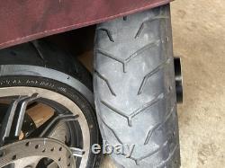 Harley Davidson Road King OEM Front Rear Wheel Set Dunlop D407 Tires Touring