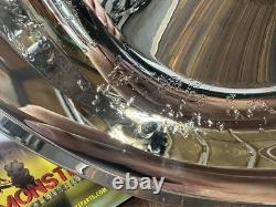 Harley Davidson Thunderstar 21 Chrome Front Wheel Rim With 17x6.00 Rear Wheel