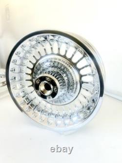 Harley Oem Touring Street Glide Knuckle Front Wheel And Rotors Chrome 2009-2020