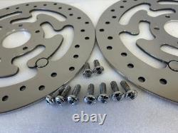 Harley Oem Touring Street Glide Knuckle Front Wheel And Rotors Chrome 2009-2020